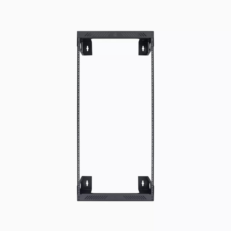 Lowell WXR-2218 Slim Wall Mount AV Rack - 22U x 18"D