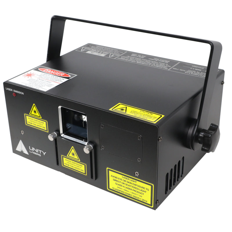Système de projecteur de spectacle de lumière laser RVB ProX X-RAW-1.7-RGB Unity Raw 1,7 watts