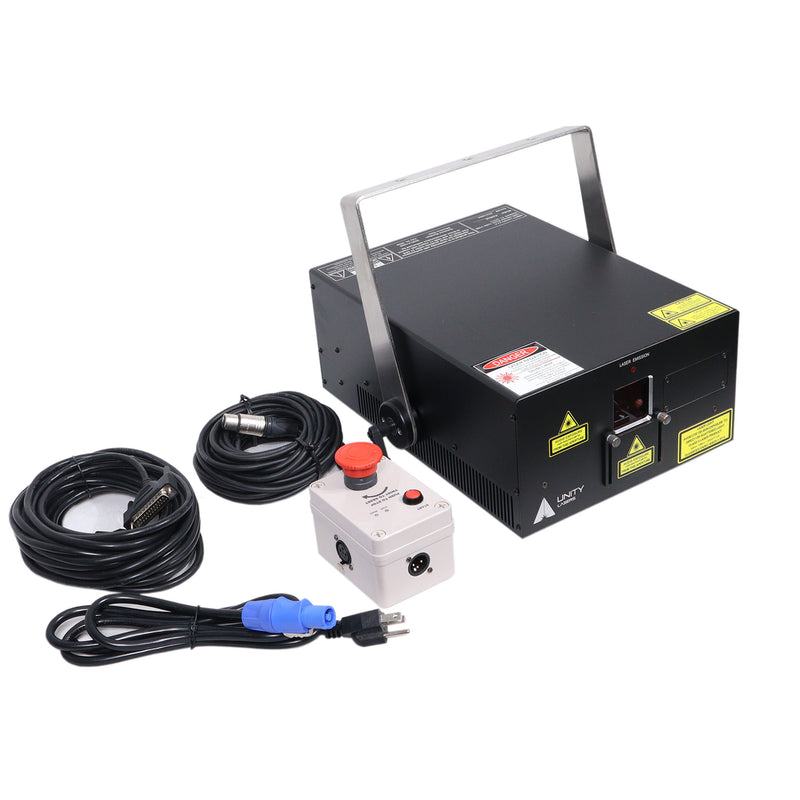 ProX X-RAW 10 RGB Unity Raw 10 Watt RGB Laser Light Show Projector System