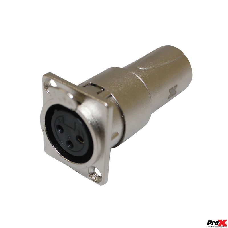 ProX XC-3FDM XLR Female To Male Adapter For Panel Mount