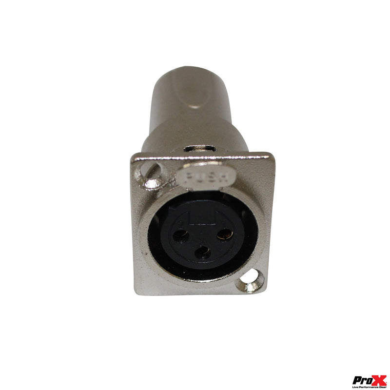 ProX XC-3FDM XLR Female To Male Adapter For Panel Mount