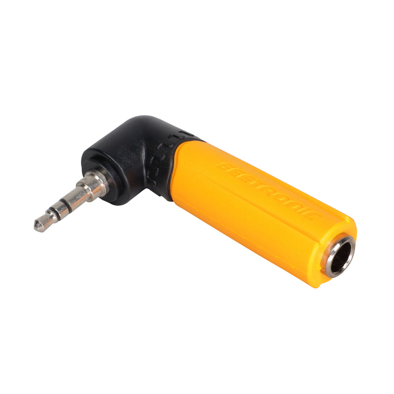 ProX XC-MMJ3-PM-R 1/4" Female to 1/8" Male Stereo Right Angled Adapter