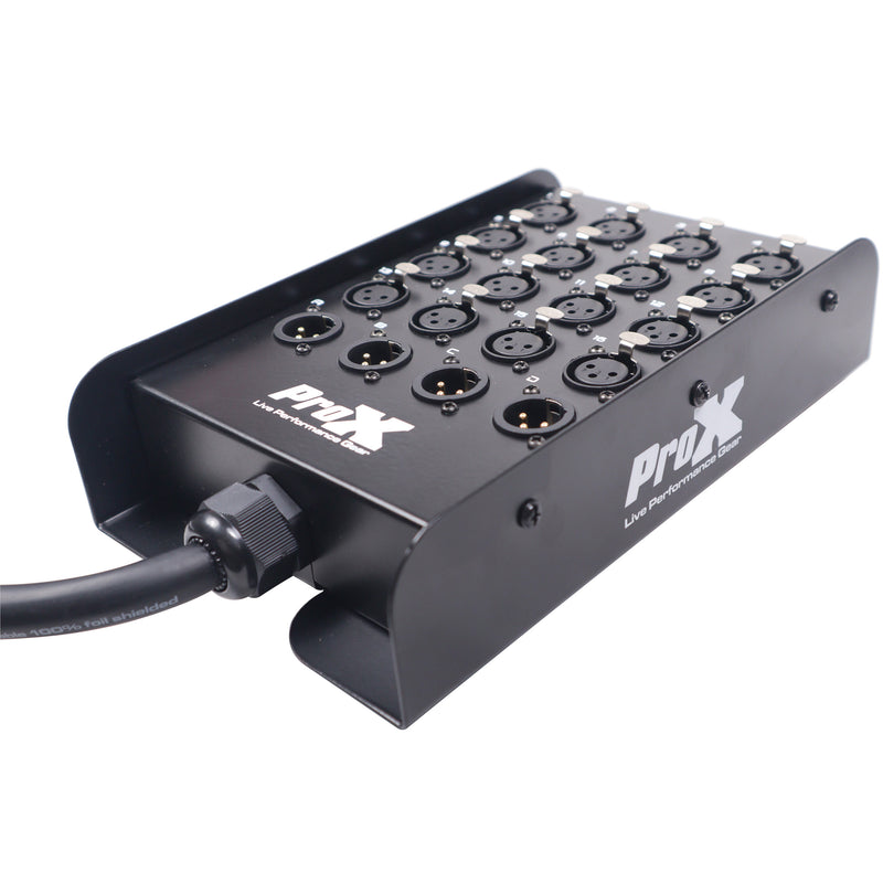 ProX SB164XLR100 100FT 16XLR-F 4XLR-M Snake