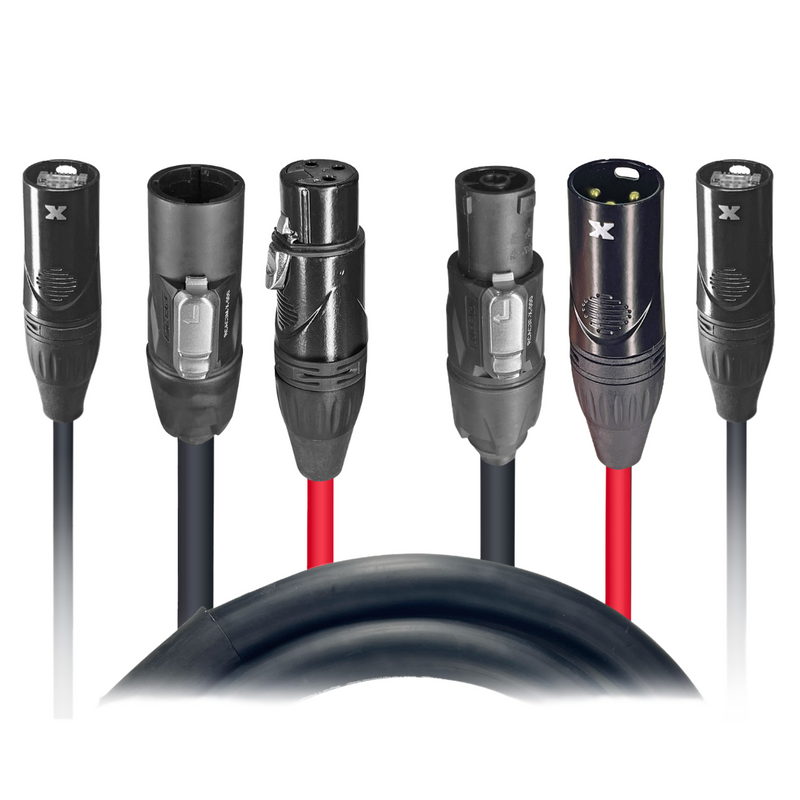 ProX XC-TR112-XLRCAT6-10 Jumper Power, CAT6 And XLR TR1 Jumper Link Cable - 10'