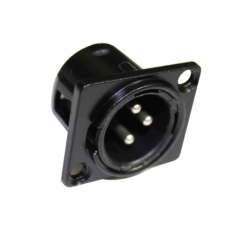 ProX XC-XLRM-PANEL Panel Mount XLR-3 PIN Male Black