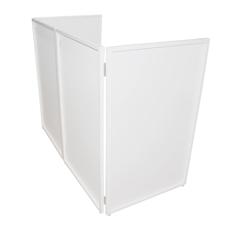 ProX XF-4X3048WMK3 Four Panel Wedding Collapse And Go DJ Facade (White)