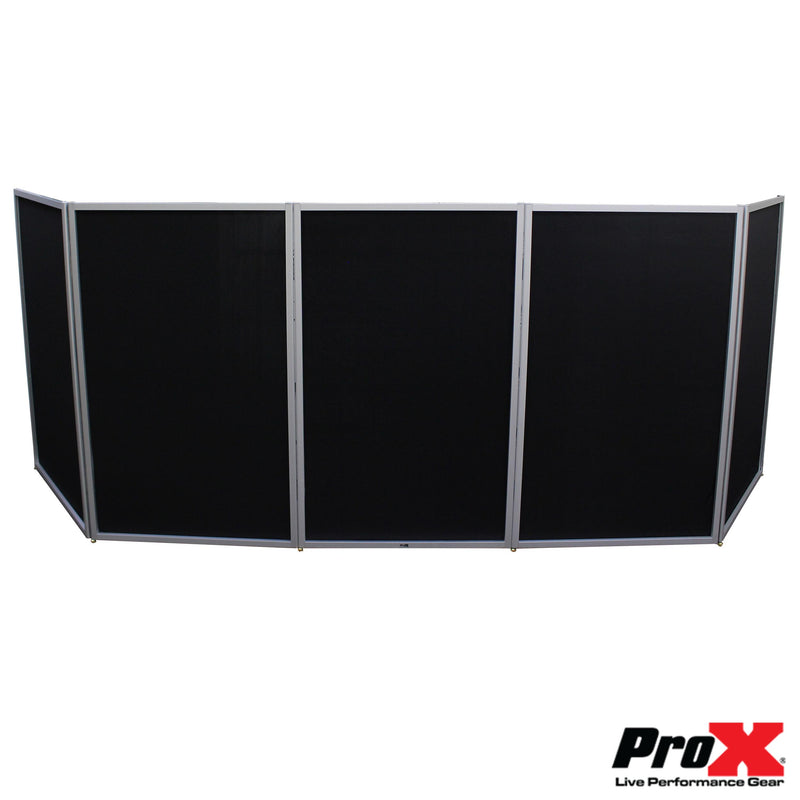 ProX XF-5X3048S 5 Panel Silver Chrome Frame DJ Facade With Stainless Quick Release (DEMO)