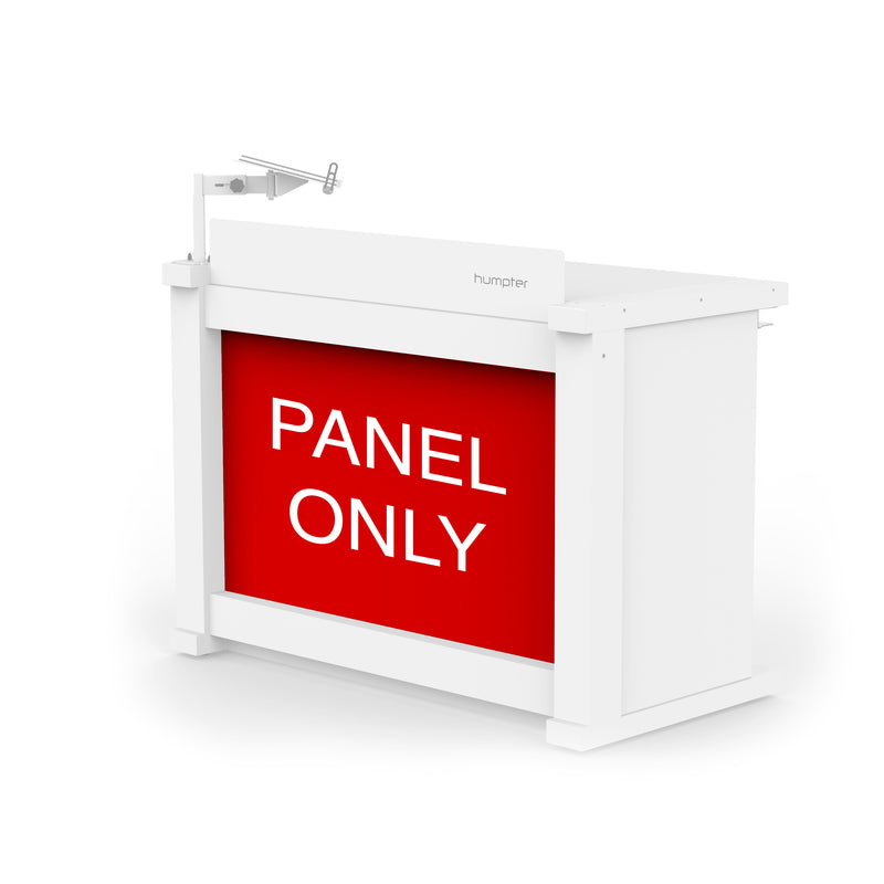 ProX XFH-B3 FCPANEL WH Couvercle du panneau central avant pour station de travail de table DJ B3 (Blanc)
