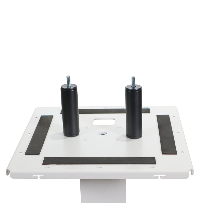 ProX XFH-MHSTANDX2WH Pair Of Totem DJ Stand with Carrying Bags (White)