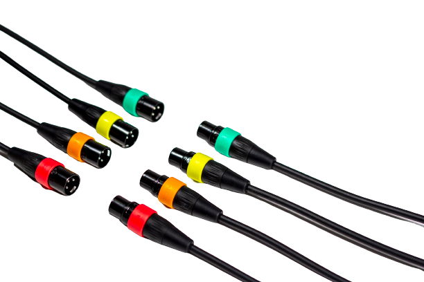 Zoom XLR-4C/CP XLR Microphone Cables w/ Color ID Rings