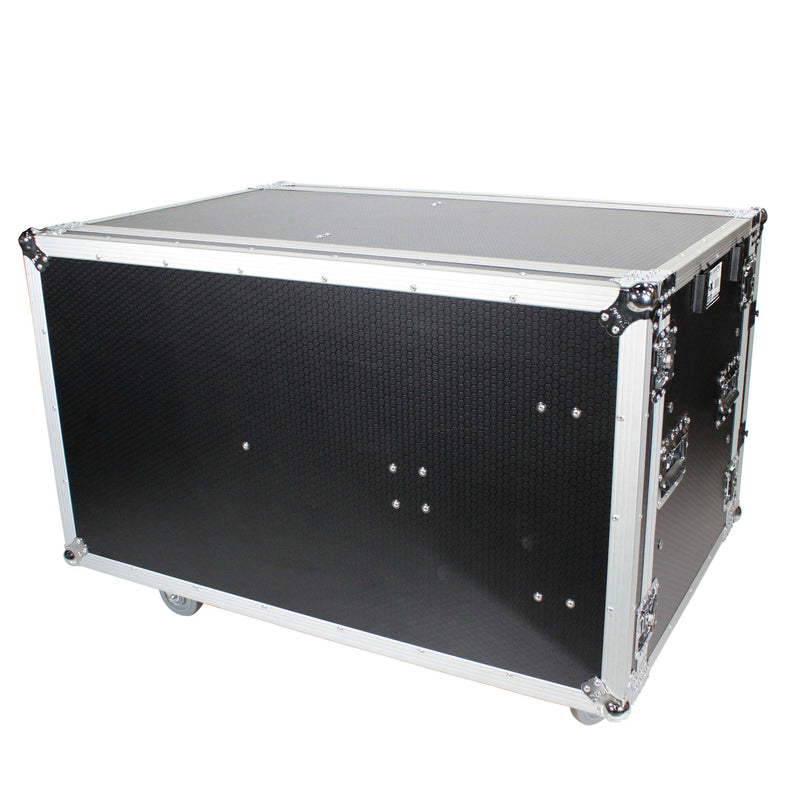 ProX XS-12U4DTW 12U Shockproof Workstation Case W-Dual Side Table and Drawers