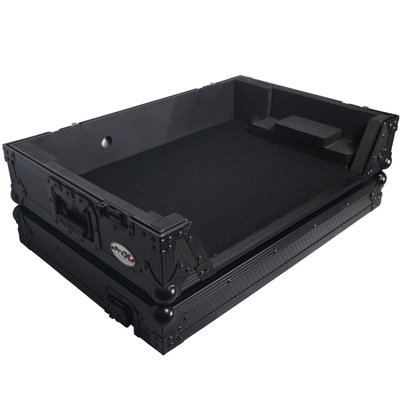 ProX XS-DDJFLX10WBL Case For Pioneer DDJ-FLX10 DJ Controller with 1U Rack Space Wheels