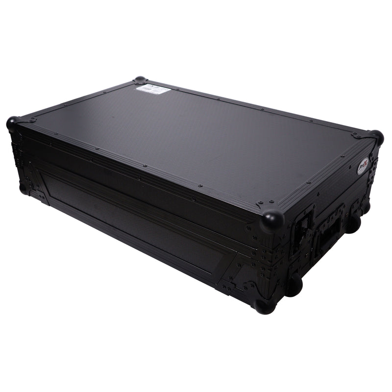 ProX XS-DDJFLX10WLTBLLED ATA Flight Style Road Case For Pioneer DDJ-FLX10 DJ Controller with Laptop Shelf
