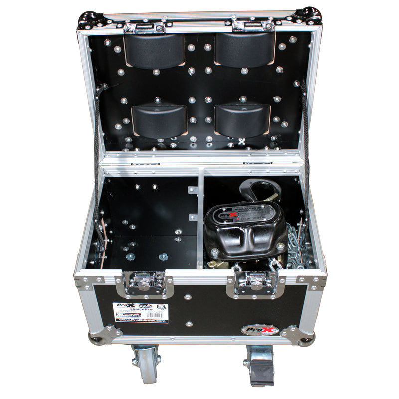 ProX XS-MCHX2W Utility Universal Chain Hoist Case W-4 Inch Casters