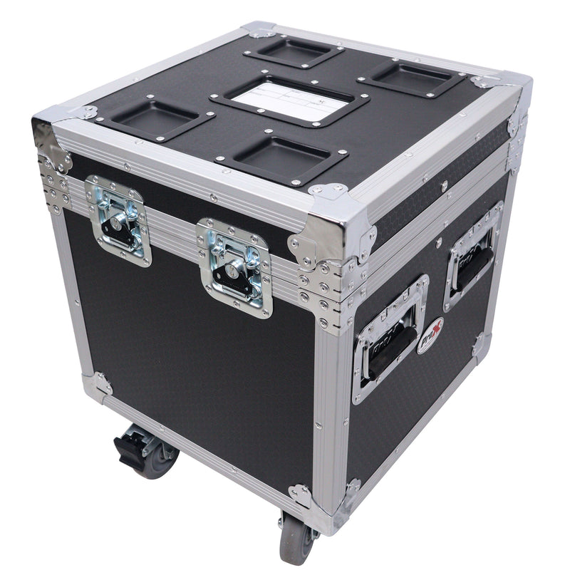 ProX XS-UTL17 ATA Valise de rangement robuste pour voyage utilitaire avec roulettes de 4" - Extérieur 18" x 18" x 18'