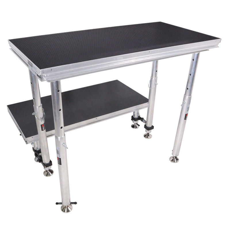 ProX XSQ-2X4MK2 Height Adjustable Single Portable Stage Unit - 28" to 48"