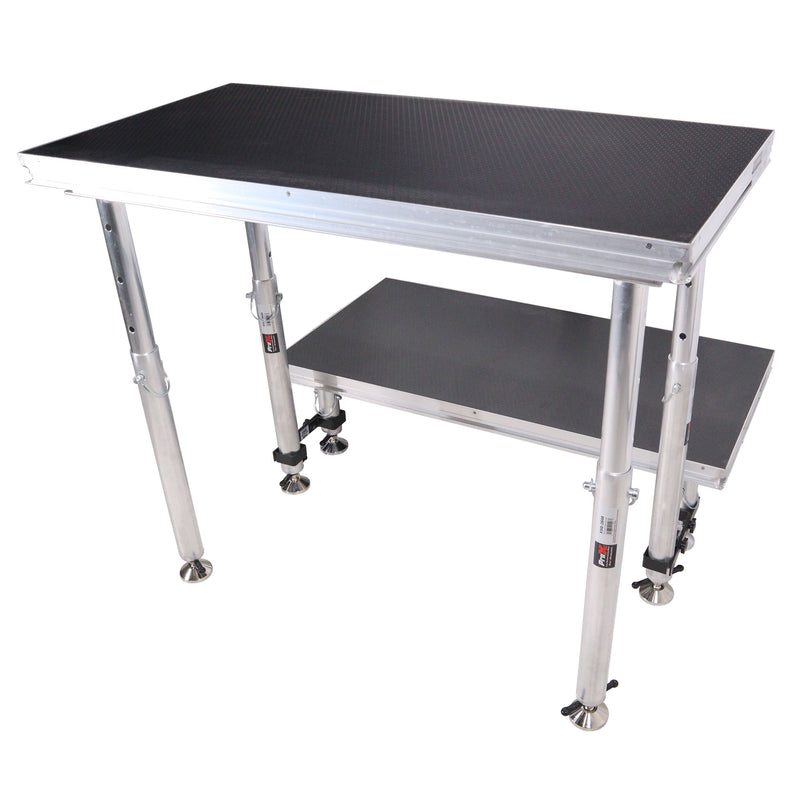 ProX XSQ-2X4MK2 Height Adjustable Single Portable Stage Unit - 28" to 48"