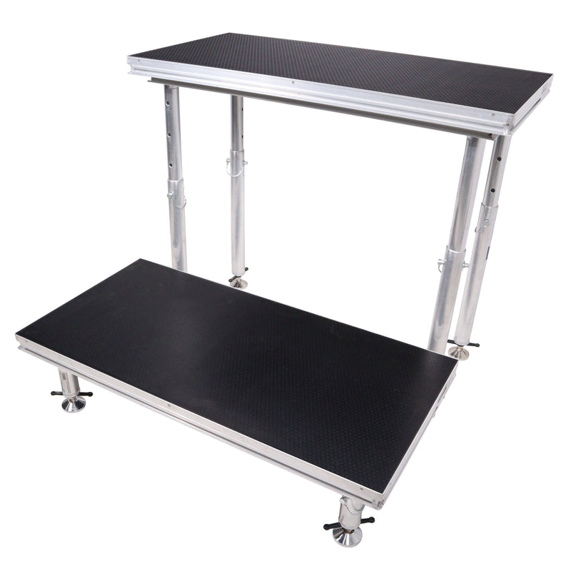 ProX XSQ-2X4MK2 Height Adjustable Single Portable Stage Unit - 28" to 48"