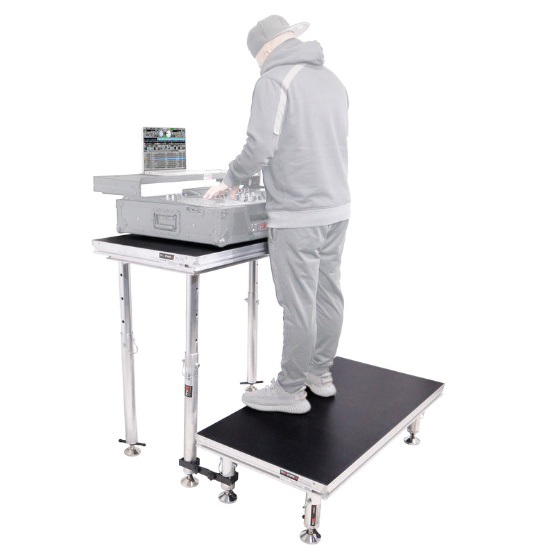 ProX XSQ-2X4MK2 Height Adjustable Single Portable Stage Unit - 28" to 48"