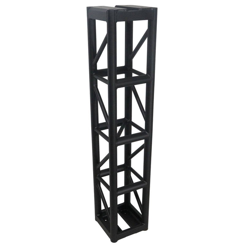 ProX XT-BT1205BLK 5 Ft. BoltX Black Bolted 12 Inch Professional Box Truss Segment, 3mm Wall (Black Finish)