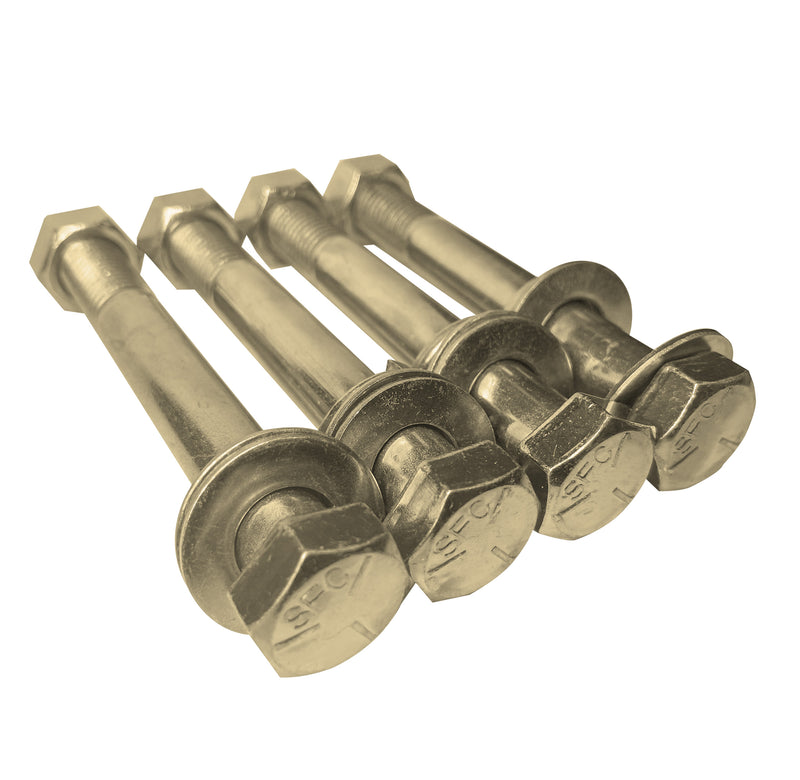 ProX XT-BTLBX4-G8 Set of (4) 5" Length Hex Long Truss Bolts Nuts and Washers – Grade 8 (5/8"-11 x 5 NC)