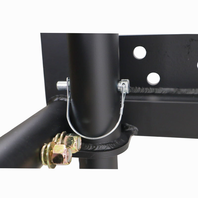 ProX XT-PreRig10ft BLK Pre-Rig Truss Segment with Removable Rolling Base System - 10 ft (Black)