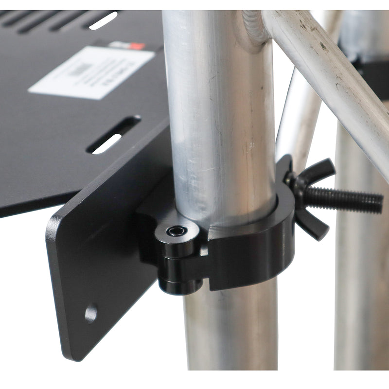 ProX XT-SHELFBLK Aluminum Truss Shelf with Dual O-Style Pro Clamps
