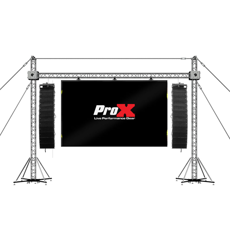 ProX XTP-GS3023 LED Screen Display Panel Video Fly Wall Truss Ground Support System 30'W x 23'H with Hoist