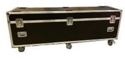 Theatrixx XVA-FC-2S Totem Indoor Dual Flight Case, For 2 x Single Width Totems
