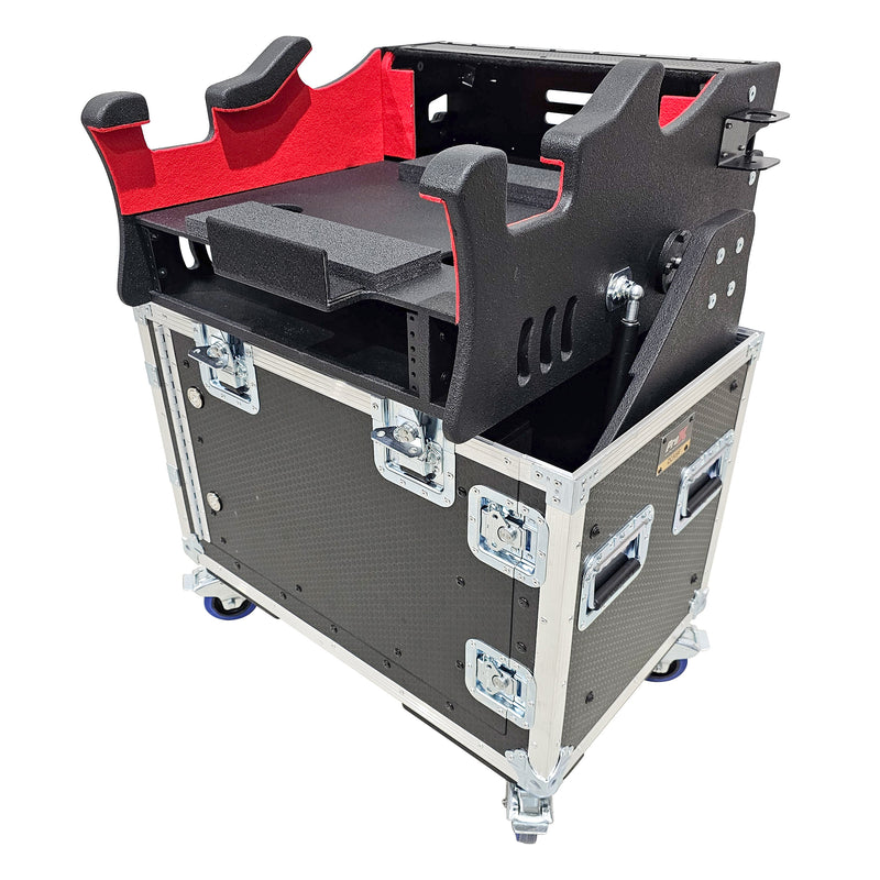 ProX XZF-AH AVANTIS SOLO 2U Allen and Heath AVANTIS SOLO Flip-Ready Hydraulic Console Case