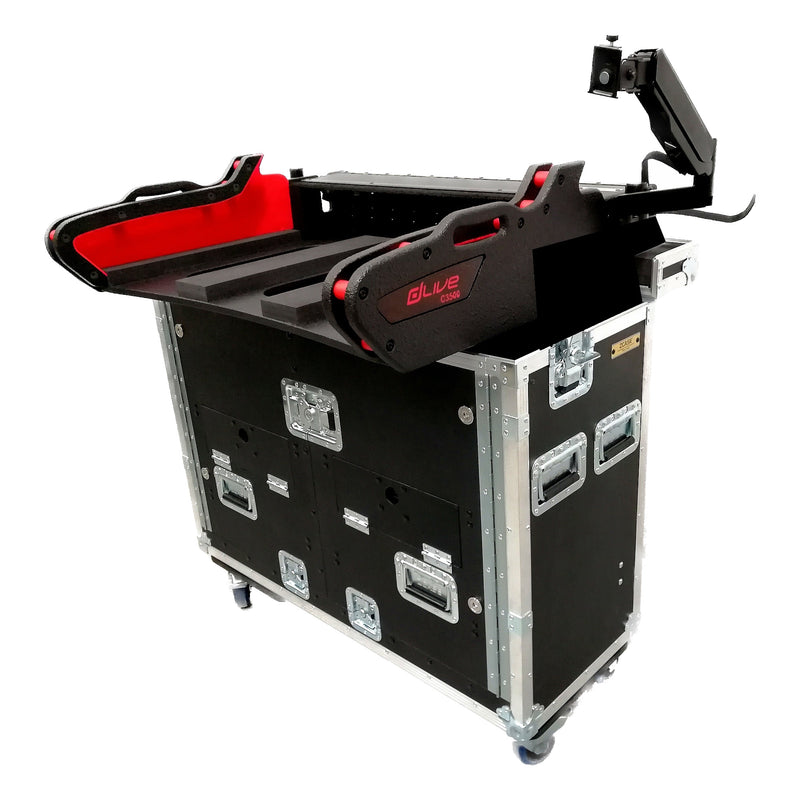 Boîtier de console hydraulique rabattable ProX XZF-AH C3500 D Allen and Heath DLive C3500