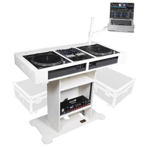 ProX XZF-DJXLCTWCASE DJ Control Tower with 2 Flight Case