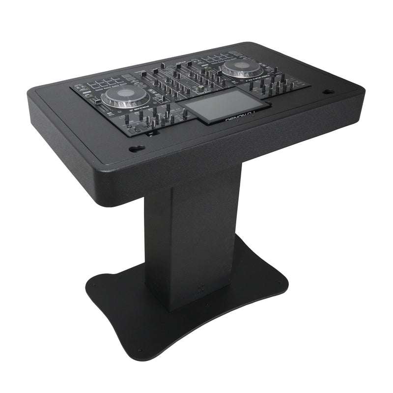 ProX XZF-DJ PRIME4 BL PLAQUE de remplacement pour plaque frontale supérieure Denon PRIME 4 pour tour de contrôle DJ Podium (noir)