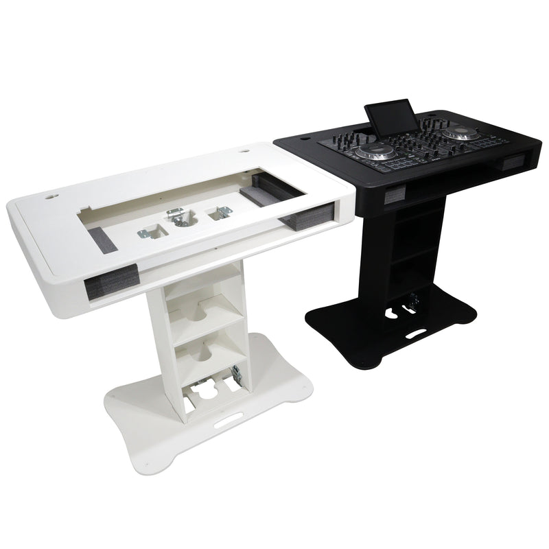 ProX XZF-DJ PRIME4 W PLATE de remplacement pour plaque frontale supérieure Denon PRIME 4 pour tour de contrôle DJ Podium (blanc)