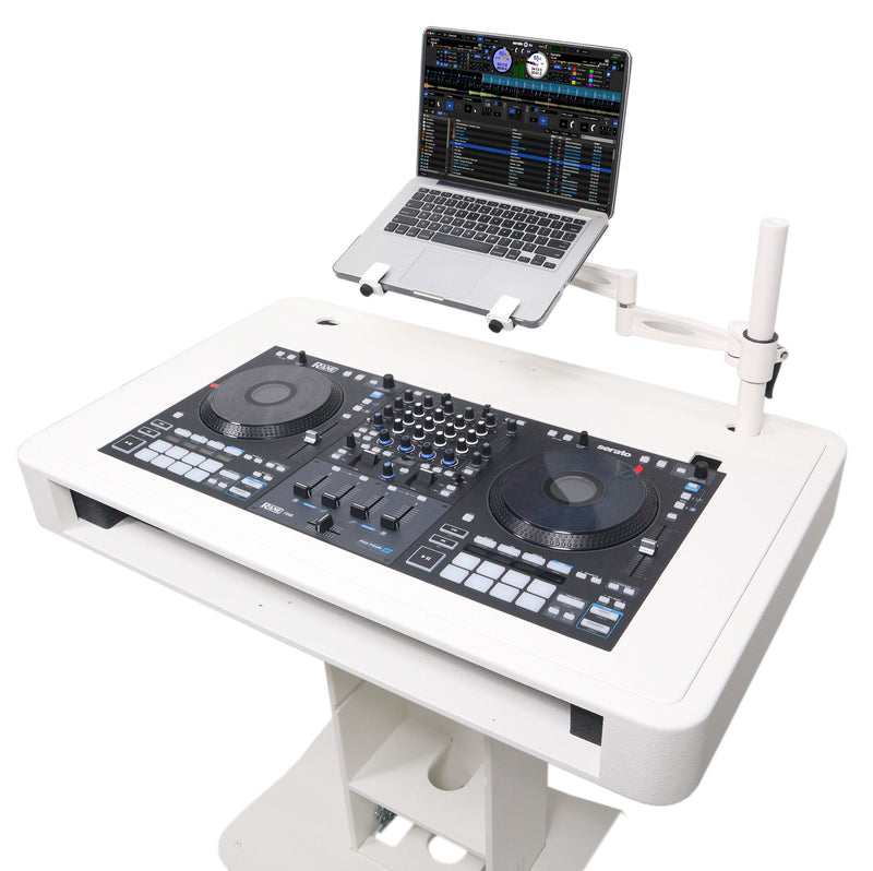 ProX XZF-DJ RANEFOUR W PLATE de remplacement pour RANE Four Top Face Plate pour Control Tower DJ Podium (Blanc)