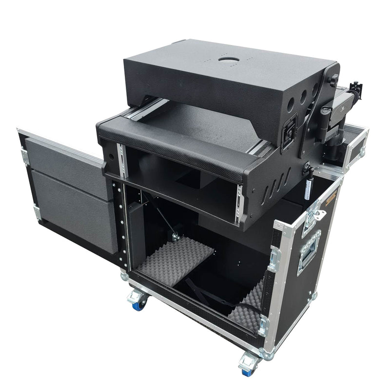 ProX XZF-WAVESLV13U WAVES eMotion LV1 Live Mixer Flip-Ready Hydraulic Console Retracting Lifting Case
