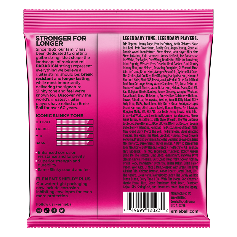 Ernie Ball 2023EB Paradigm Electric Guitar Strings - Super Slinky, 9-42