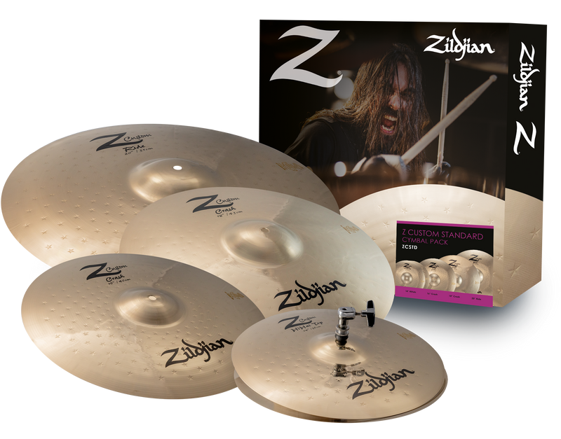 Zildjian ZCSTD Z Custom Standard Cymbal Pack - 14", 16", 18" & 20"