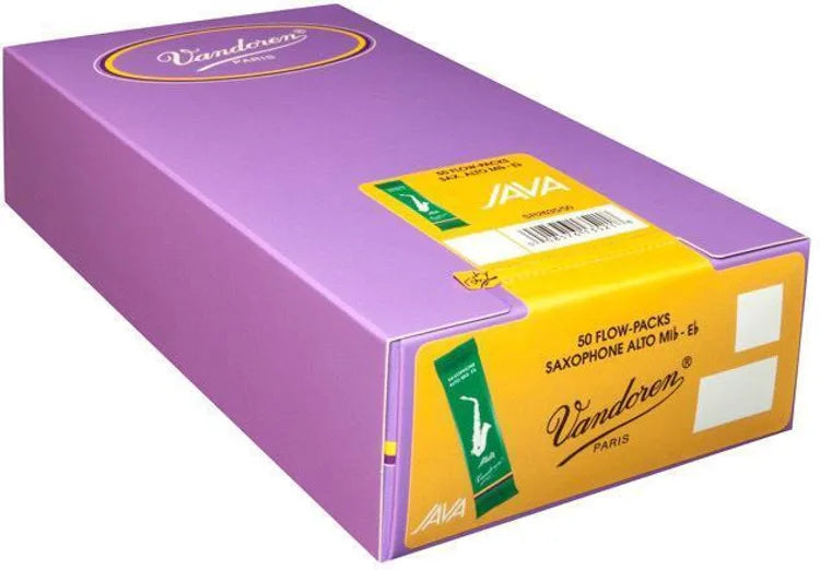 Vandoren SR2635/50 JAVA Anches pour Saxophone Alto Force - 3,5 (Boîte de 50)