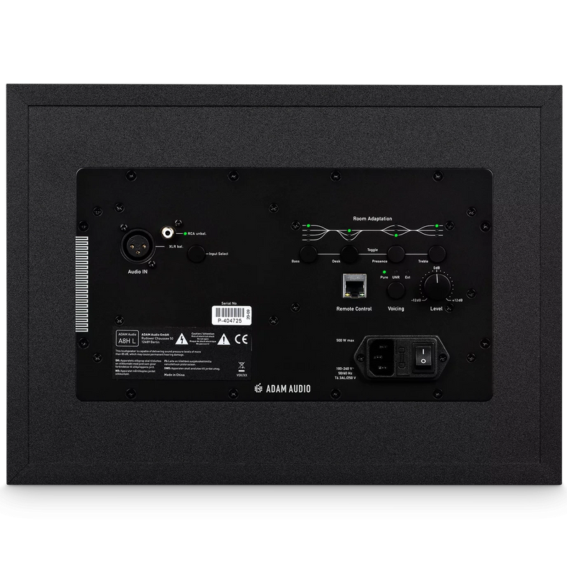 ADAM Audio A8HA 3-Way Left Near-Midfield Active Studio Monitor - 8"