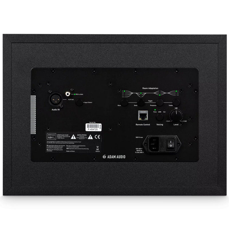 ADAM Audio A8HB 3-Way Near-Midfield Active Studio Monitor (Right) - 8"