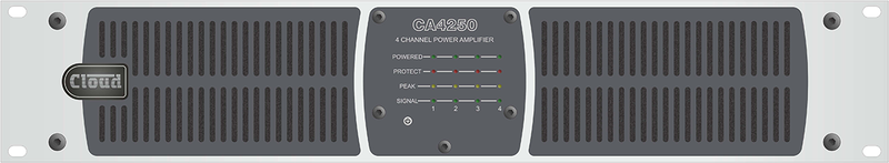 Cloud Electronics CA4250 Amplificateur de canaux à 4 canaux - 250W