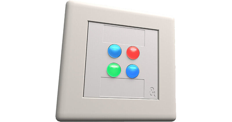 Allen & Heath IP4 Four Button Programmable Decora Wallplate Controller (White)