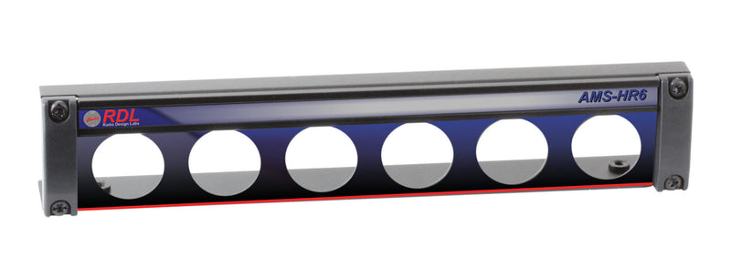RDL AMS-HR6 Mounting Panel for 6 AMS Accessories