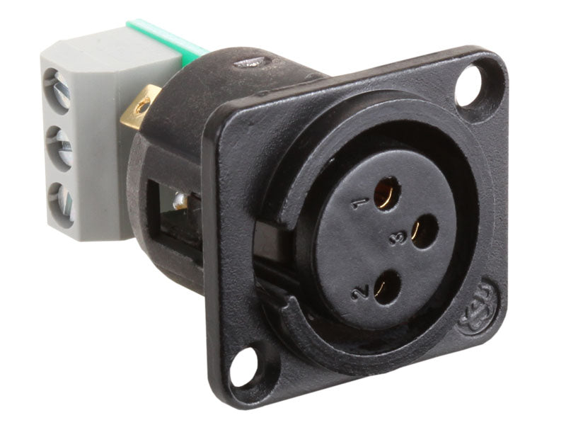RDL AMS-XLF XLR 3-Pin Female Jack Fits All AMS Mounts