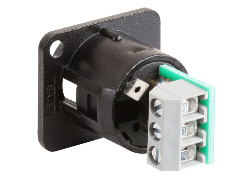 RDL AMS-XLM XLR 3-Pin Male Jack Fits All AMS Mounts