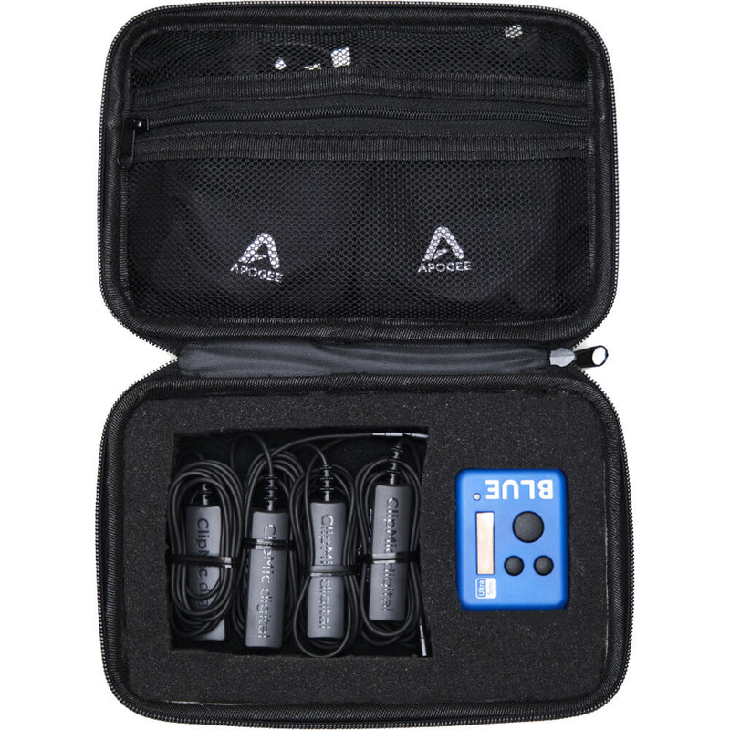 Apogee Clipmic-Digital-II-Kit-4 Lavalier Microphone Kit avec 4 micro X et atomos Ultrasync Bluetooth Timecode Sync