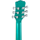 Luna AR BOR TEAL Aurora Borealis 3/4 Acoustic Guitar (Teal Sparkle)