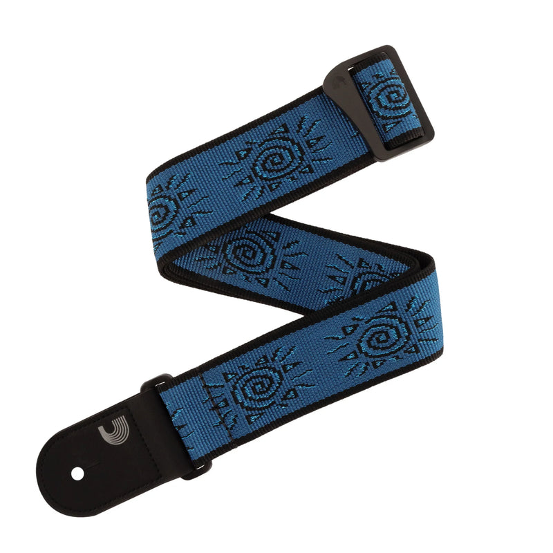 D'Addario 50PW04 Planet Waves Vintage Guitar Strap (Suns Blue)