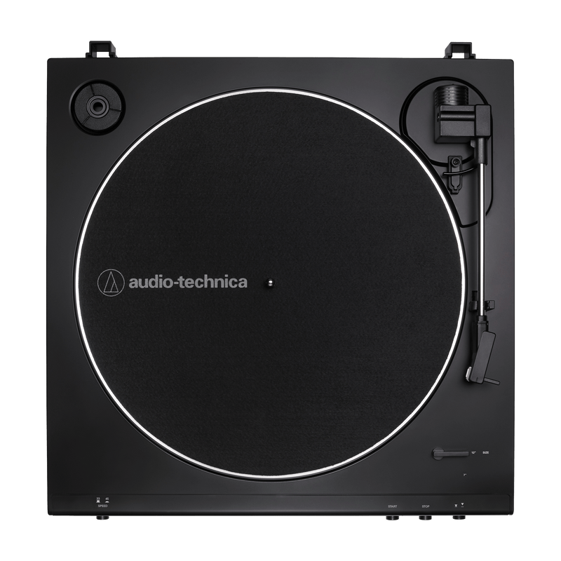 Audio-Technica AT-LP60XUSB-BK Platine vinyle stéréo entièrement automatique à entraînement par courroie - Noir 